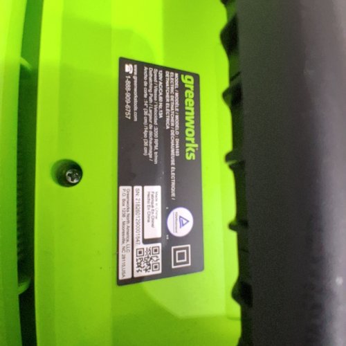 GREENWORKS CORDED ELECTRIC DETHATCHER & SCARIFIER WITH 2-IN-1 LAWN TOOL WITH STAINLESS STEEL TINES, 3-POSITION DEPTH ADJUSTMENT, QUICK-SWAP ATTACHMENTS, 7" WHEELS AND FOLDABLE HANDLES - 13 A 14" - GREEN / BLACK (MODEL:DT13B00) image 8