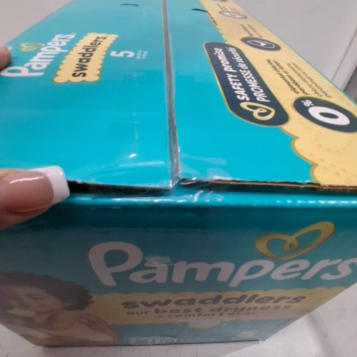 100PK PAMPERS SWADDLERS 100% LEAKPROOF DISPOSABLE BABY DIAPERS - SIZE 5 image 3