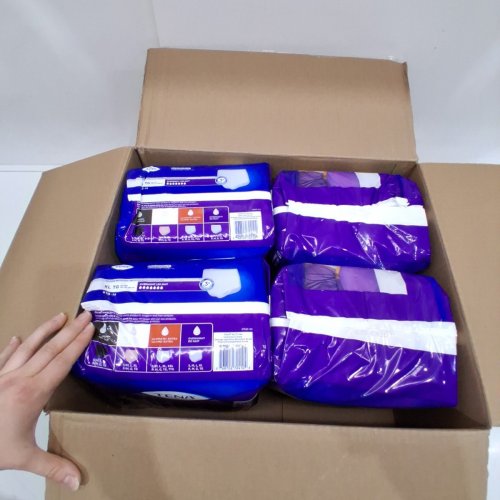 4 (10PK) UNISEX TENA INCONTINENCE UNDERWEAR FOR OVERNIGHT - 40 TOTAL - EXTRA-LARGE - WHITE (MODEL: 072418) image 2