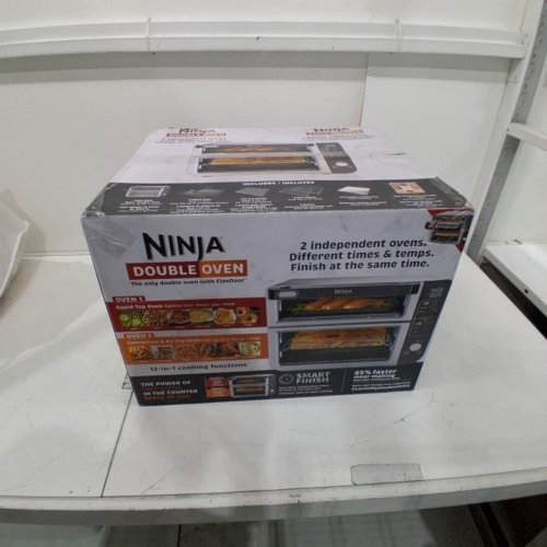 NINJA 12-IN-1 DIGITAL DOUBLE OVEN WITH FLEXDOOR, FLAVOURSEAL & SMART FINISH TECHNOLOGY - STAINLESS STEEL (MODEL: DCT401C) image 5