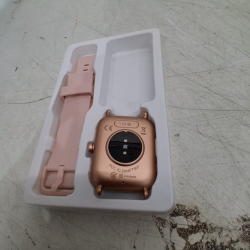 UNISEX SMART WATCH FITNESS TRACKER WITH BLUETOOTH CALL, BLOOD OXYGEN/HEART RATE MONITOR, SLEEP TRACKER & PEDOMETER - 1.8" TOUCH DISPLAY - FOR ANDROID& IOS - PINK (MODEL: IDW19) image 4