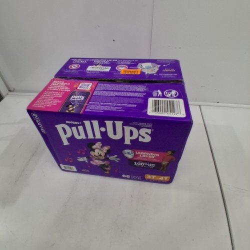 66PK HUGGIES PULL-UPS TRAINING PANTS DIAPERS - SIZE 3T - 4T (32 - 40LBS) - DISNEY MINNIE MOUSE image 2