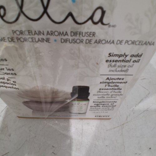 ELLIA CALM WATERS PORCELAIN AROMA DIFFUSER, PINK (MODEL: ARM-P140PKB-EO14) image 5