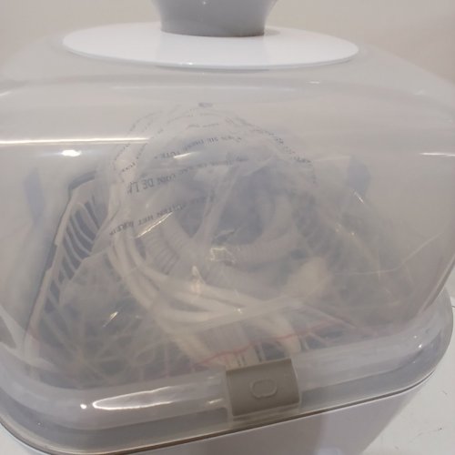 GROWNSY EASECLEAN PRO ALL-IN-ONE BOTTLE WASHERM STERILIZER AND DRYER - WHITE/BLACK/CLEAR (MODEL: ZMW-STHB01-3) image 3