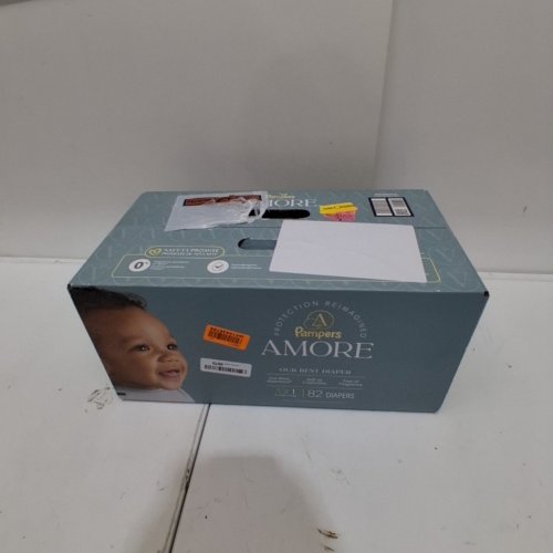 82PK PAMPERS AMORE MOST ABSORBENT AND BEST DIAPER - SIZE 1 - WHITE (UPC: 03077224453) image 2