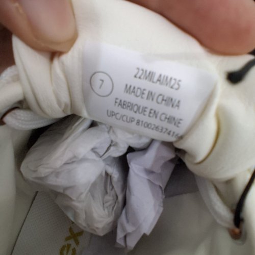 WOMEN'S MEXX CASUAL SNEAKER SHOES - SIZE 7 - WHITE/GOLD image 3