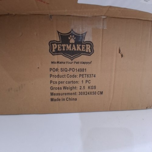 PETMAKER ACRYLIC FOOD FEEDER - CLEAR (ITEM: PET6374) image 2