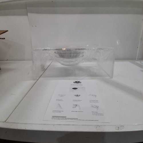 PETMAKER ACRYLIC FOOD FEEDER - CLEAR (ITEM: PET6374) image 3