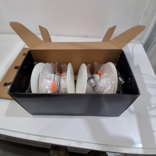 6PK JUNO LED RECESSED DOWNLIGHTS - 5"/ 6" - WHITE (ITEM: RB56S SWW5 CP6 MW M2) image 3