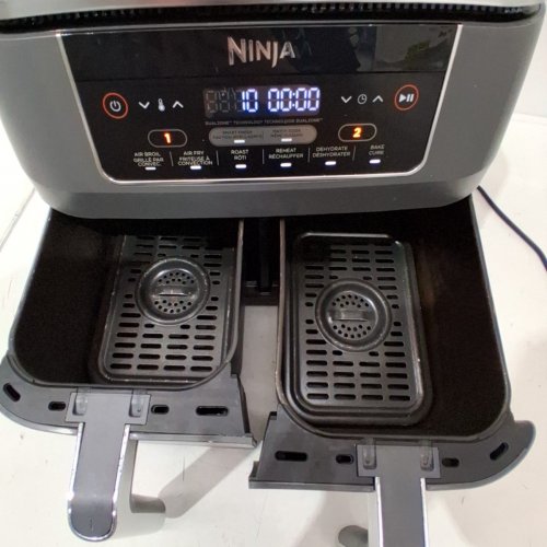NINJA FOODI 6-IN-1 MATCHCOOK DUAL BASKET AIR FRYER - 8QT. TOTAL CAPACITY - BLACK/GREY (MODEL: DZ201C) image 4