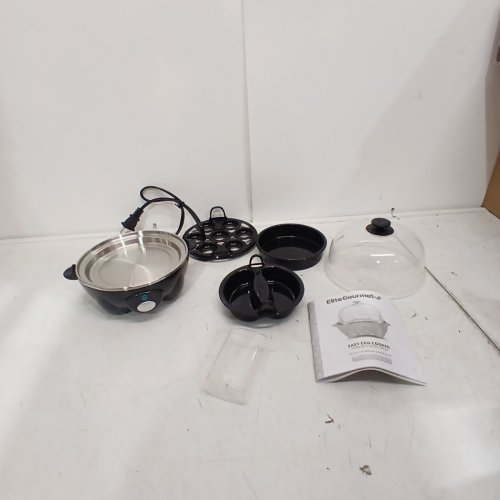ELITE GOURMET BY MAXI-MATIC EASY EGG COOKER - BLACK (MODEL: EGC-007B) image 3