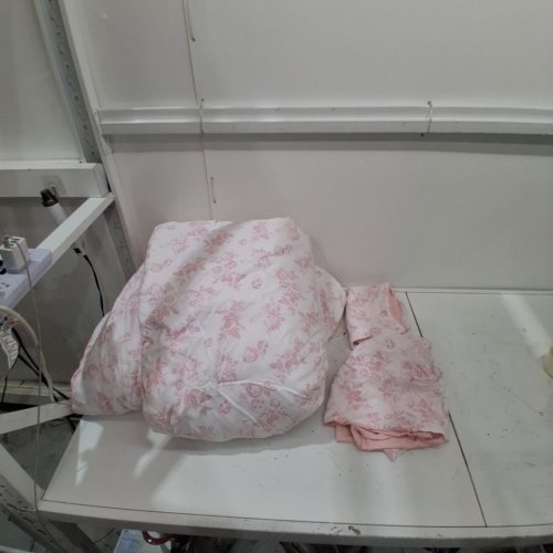 2PC WAKE IN CLOUD FLORAL BEDDING SET - QUEEN - PINK AND WHITE image 2