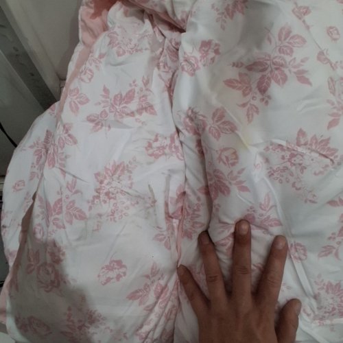 2PC WAKE IN CLOUD FLORAL BEDDING SET - QUEEN - PINK AND WHITE image 3