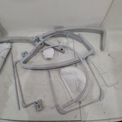 INGENUITY 3-IN-1 KEEP COZY GROW WITH ME VIBRATING BABY BOUNCER, ROCKER & CHAIR - 40LBS CAPACITY - WEAVER THEME GREY/WHITE/GREEN (MODEL: ‎12428) image 5