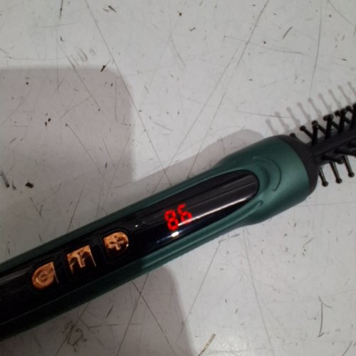 BANGMENG ANTI SCALD HAIR CURLING BRUSH - 1/2" - GREEN - (MODEL: 109) image 2