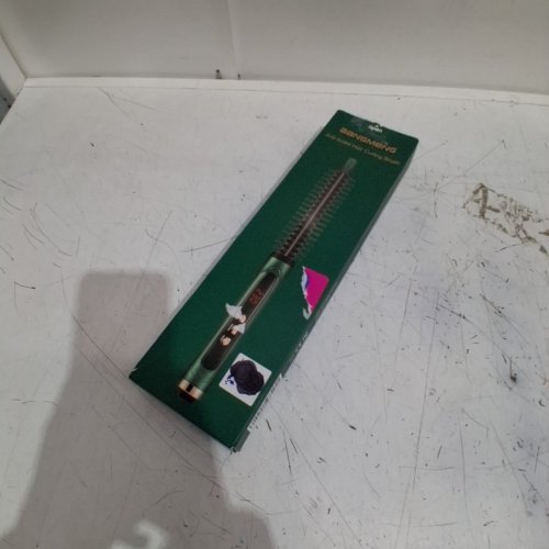 BANGMENG ANTI SCALD HAIR CURLING BRUSH - 1/2" - GREEN - (MODEL: 109) image 4