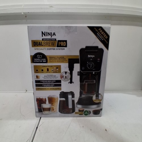 NINJA DUALBREW PRO SPECIALTY COFFEE SYSTEM - 12 CUP CARAFE - BLACK (MODEL: CFP301C) image 6
