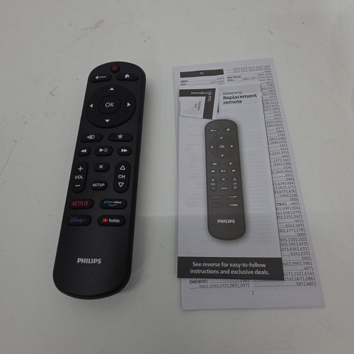 PHILIPS ELITE ONE-TOUCH STREAMING REMOTE CONTROL - BLACK (MODEL: SRP9383B/37) image 2