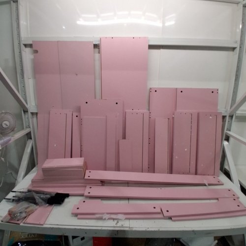 GARVEE MODERN DOUBLE DRESSER - 15.8" X 47.4" X 32.4" - PINK image 5