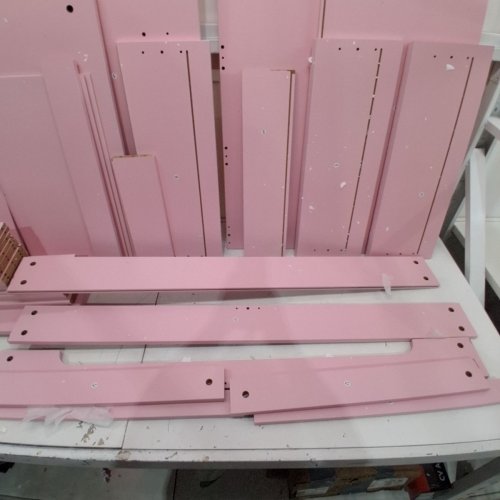 GARVEE MODERN DOUBLE DRESSER - 15.8" X 47.4" X 32.4" - PINK image 7