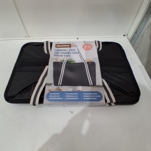 2PK CLEVERMADE CARRY ALL TOTE, 64L, BLACK (MODEL:1796176) image 2