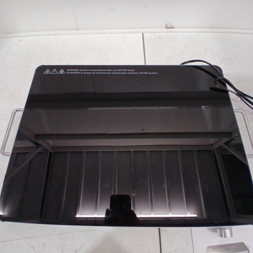 SALTON HOTRAY XL WARMING TRAY WITH TEMPERED GLASS - 400W 21" X 16" - BLACK - (MODEL: 2123123 / WT2148) image 5