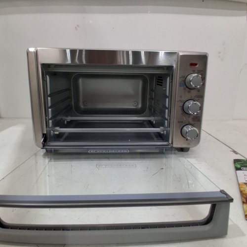 BLACK + DECKER CRISP 'N BAKE AIR FRY TOASTER OVEN - STAINLESS STEEL (MODEL: ‎TO3217SSC) image 3