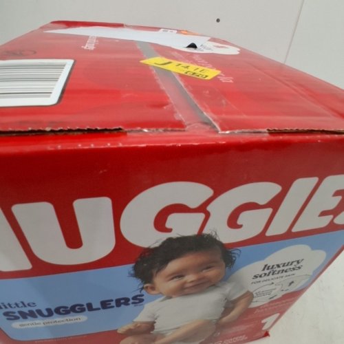 96PK HUGGIES LITTLE SNUGGLERS DISPOSABLE GENTLE SKIN PROTECTION BABY DIAPERS - SIZE 1 - DISNEY WINNIE THE POOH image 3