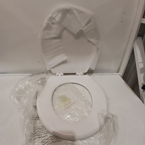 CENTOCO ROUND CENTOCORE MOLDED HEAVY DUTY TOILET SEAT - 17" - WHITE (MODEL: DS700-001) image 2