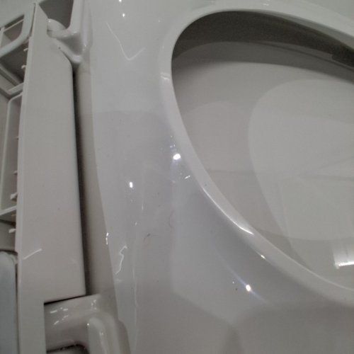 GARVEE ELONGATED SOFT CLOSE TOILET SEAT COVER / LID - 19" - WHITE (MODEL: PHO-0R8LA399) image 3