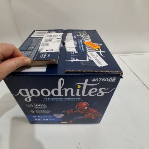 44PK GOODNITES BOYS' DISPOSABLE NIGHTTIME UNDERWEAR - S/M - SPIDERMAN image 3