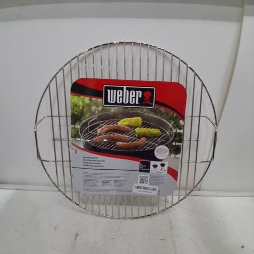 WEBER CHARCOAL BARBECUE GRILL GRATE - FOR 18" WEBER GRILLS - SILVER image 3