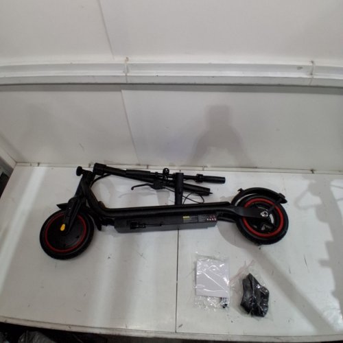 FOLDABLE ELECTRIC SCOOTER FOR ADULTS - 350 W - 30-40KM RANGE - BLACK/RED (MODEL: W5/W6) image 4