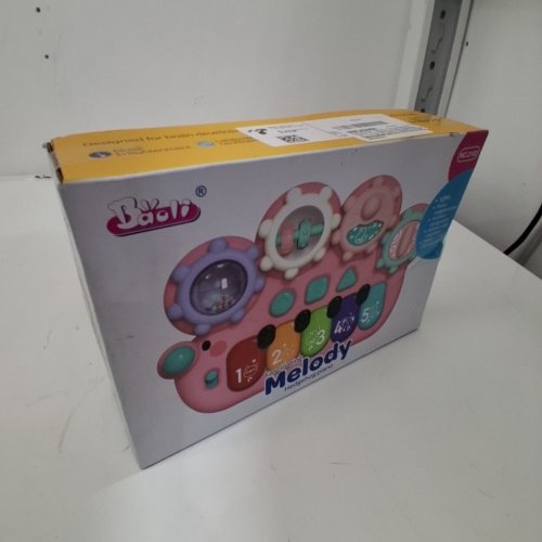KIDS BAOLI PIANO KEYBOARD TOY WITH LIGHTS AND SOUNDS - PINK image 2