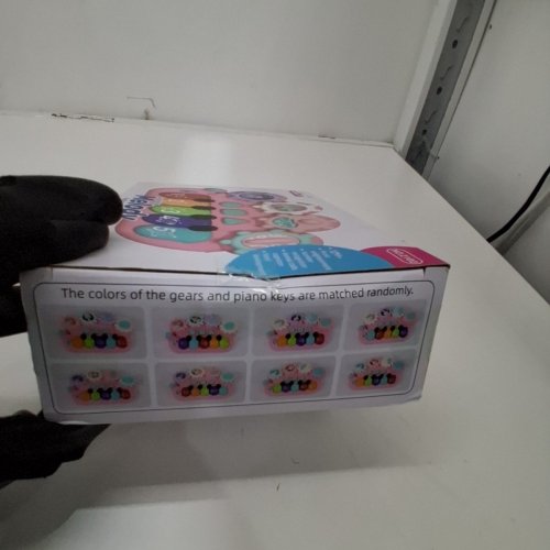 KIDS BAOLI PIANO KEYBOARD TOY WITH LIGHTS AND SOUNDS - PINK image 3