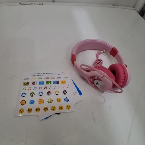 KIDS MPOW WIRED HEADPHONES - 3.5MM AUX - PINK PANDA image 3