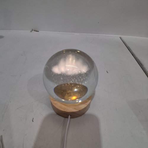 MERKURY INNOVATIONS FLOATING CLOUD GLOBE LIGHT - 3.15" - CLEAR/NATURAL WOOD (MODEL: MIC-ML036) image 2