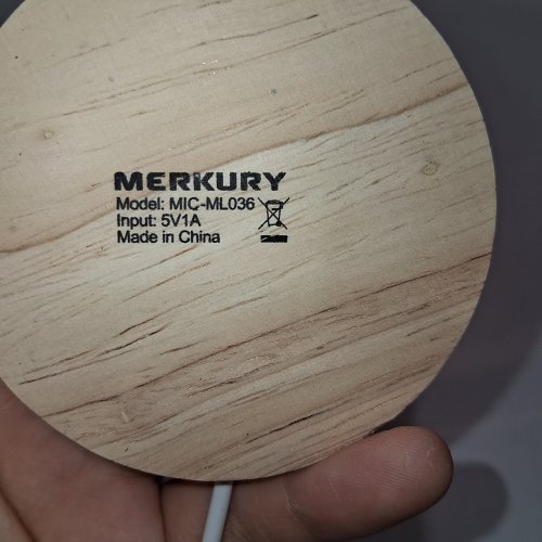 MERKURY INNOVATIONS FLOATING CLOUD GLOBE LIGHT - 3.15" - CLEAR/NATURAL WOOD (MODEL: MIC-ML036) image 4