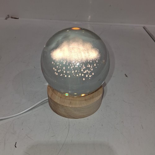 MERKURY INNOVATIONS FLOATING CLOUD GLOBE LIGHT - 3.15" - CLEAR/NATURAL WOOD (MODEL: MIC-ML036) image 5