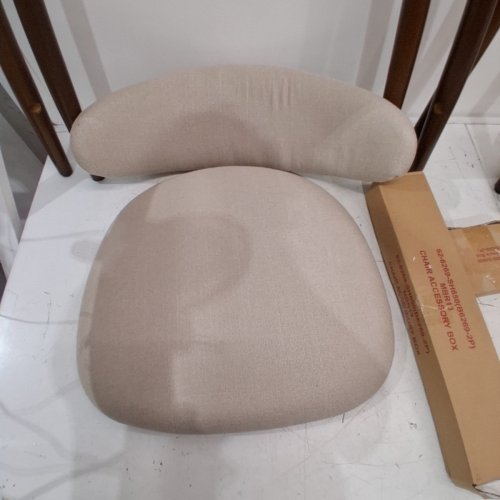 2PK COLAMY COUNTER HEIGHT UPHOLSTERED WOODEN BAR STOOL - BEIGE (MODEL: B6269) image 3