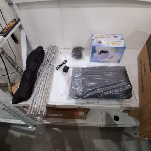 KASUE PORTABLE SAUNA WITH 5-LAYER INSULATED FABRIC, CHAIR, RED LIGHT, & REMOTE - 3L STEAMER - 35.4" X 35.4" X 71" - BLACK (MODEL: ‎QLY-N-01) image 2