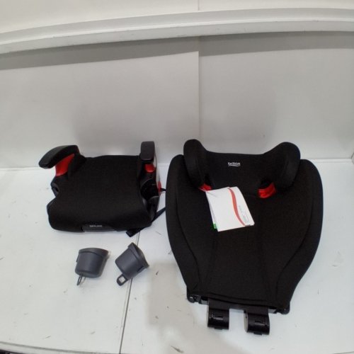 BRITAX SKYLINE 2-STAGE BELT-POSITIONING BOOSTER CAR SEAT WITH 2-LAYER IMPACT PROTECTION - 40-120LB CAPACITY - DUSK/BLACK (MODEL: E1C249H) image 3