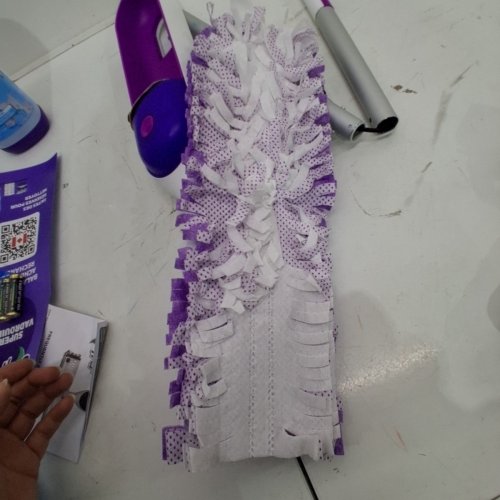 SWIFFER POWERMOP SUPER MULTI-SURFACE MOP & MOP PAD - PURPLE/WHITE image 3