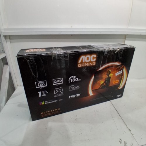 AOC 27" MINI LED GAMING MONITOR - 2K QHD 2560X1440, 180HZ 1MS, 2X HDMI 2.0, 2X DISPLAY PORT, HEIGHT ADJUSTABLE (MODEL: Q27G3XMN) image 6