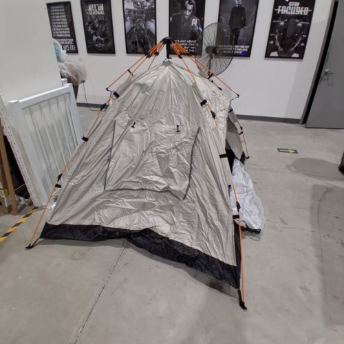 OUTDOOR POP-UP TENT - 66" X 82" - GRAY image 3