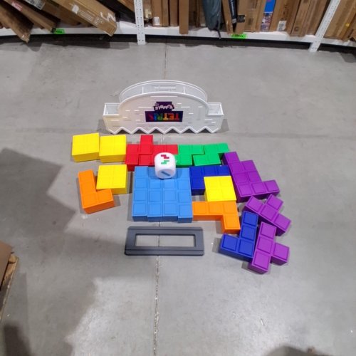 23PC TETRIS TUMBLE XL INDOOR /OUTDOOR GAME - UP TO 6FT - MULTICOLOUR image 2