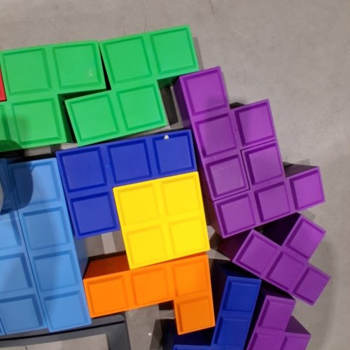 23PC TETRIS TUMBLE XL INDOOR /OUTDOOR GAME - UP TO 6FT - MULTICOLOUR image 4