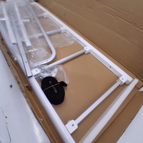 BED HANDLE BRACKET - WHITE (MODEL: HFK-5124-1) image 4