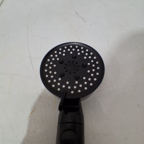 PRESSURIZED SHOWER HEAD NOZZLE FOR BATHROOM - BLACK image 2