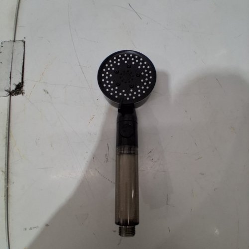 PRESSURIZED SHOWER HEAD NOZZLE FOR BATHROOM - BLACK image 3